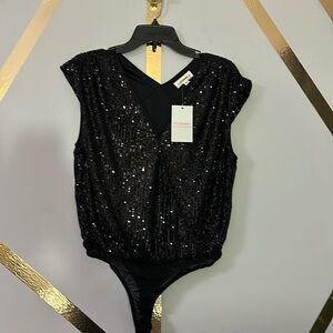 NWT sequin body suit